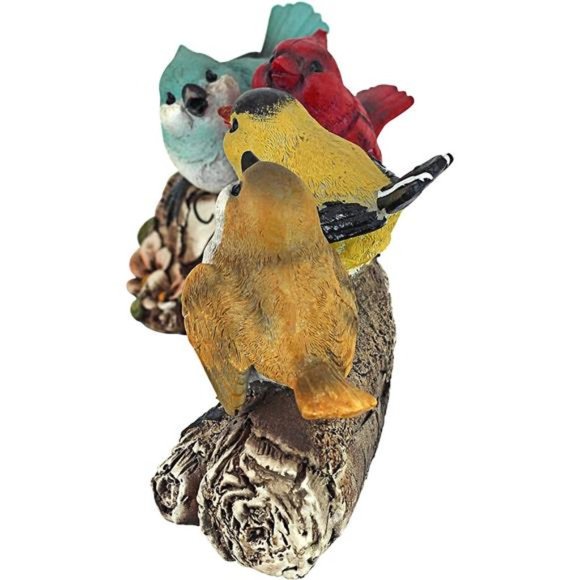 Birdy Welcome Sign Indoor/Outdoor Garden Bird Statue,4Inches Wide,10 Inches Deep - Picture 5 of 5